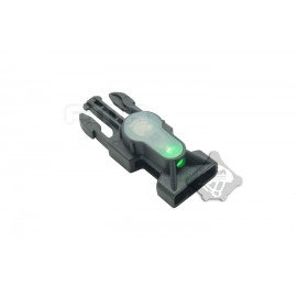 FMA Side Release Buckle Strobe Light (BLACK GREEN)